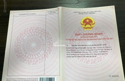 Sổ đỏ chính chủ. Quy hoạch an toàn. Khách mua yên tâm pháp lý để nắm giữ lâu dài.